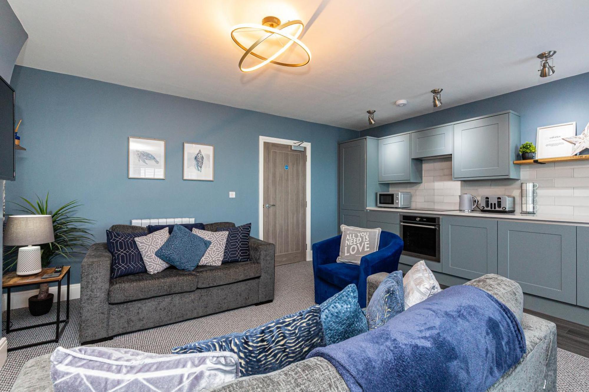 Seafront Apartment - Sleeps 6 - Gateway To The Lake District - Brand New Morecambe Esterno foto